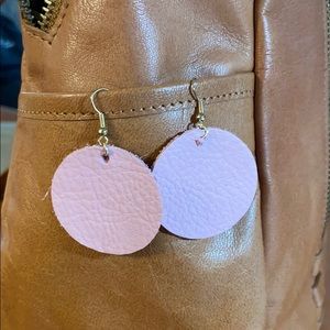 Leather earrings
